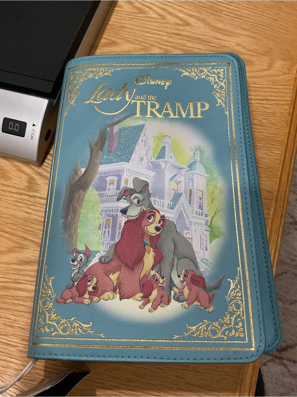NWT Loungefly Disney Lady & The Tramp Book Convertible Crossbody Backpack